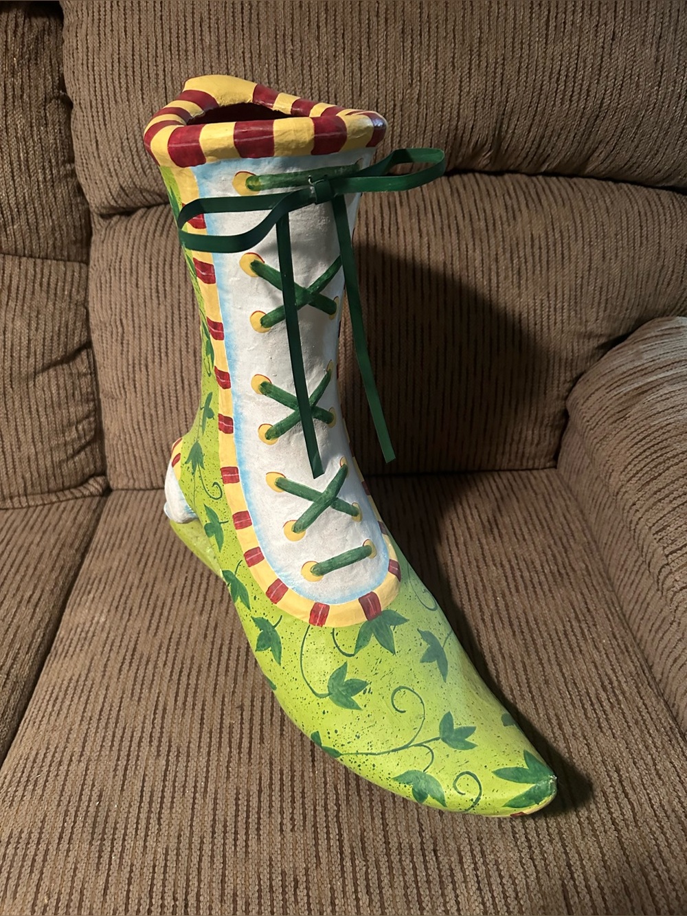 Krinkles by Patience Brewster Department 56 boot shoe